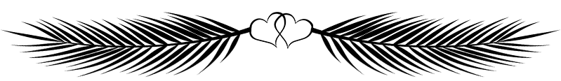 Adorno de palmera